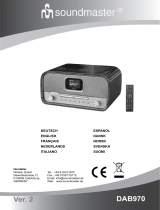 Soundmaster DAB970 Manual de usuario