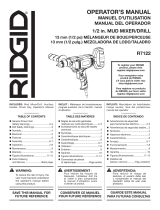 RIDGID R7122 Manual de usuario