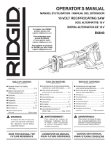RIDGID R8646B Manual de usuario