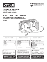 Ryobi OP407A-4 Manual de usuario