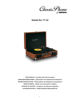 Classic Phono TT-10 Manual de usuario