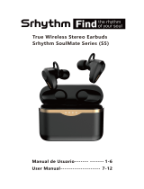 Srhythm True Wireless Stereo Earbuds SoulMate Series (S5) Manual de usuario