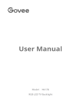 Govee H6278 Manual de usuario