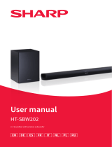 Sharp HT-SBW202 2.1 Soundbar Manual de usuario