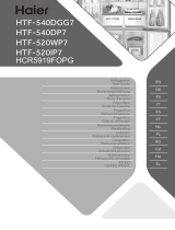 Haier HTF-540DGG7 Manual de usuario