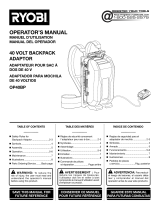 Ryobi OP40BP Manual de usuario