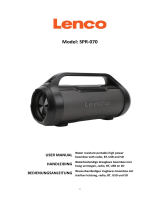 Lenco SPR-070 Manual de usuario