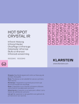 Klarstein 10032942 HOT SPOT CRYSTAL IR Infrared Heater Manual de usuario