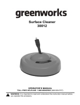 Greenworks 30012 Manual de usuario