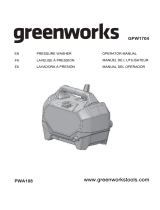 Greenworks GPW1704 Manual de usuario