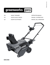 Greenworks Pro SNC406 Manual de usuario