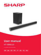 Sharp HT-SBW110 Manual de usuario