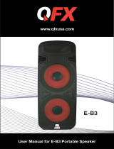 QFX E-B3 Manual de usuario