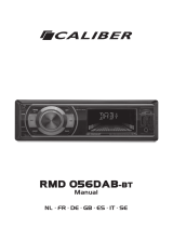 Caliber RMD 056DAB-BT Car radio 4×75 Watts Manual de usuario