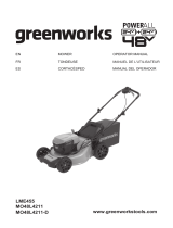 greenworksTOOLS LME455 Manual de usuario