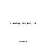 VONMAHLEN Wireless Concert One Manual de usuario