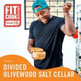 Dash Divided Olivewood Salt Cellar Manual de usuario