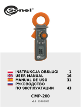 Sonel CMP-200 Manual de usuario