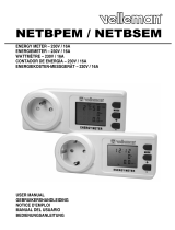 Velleman NETBPEM ENERGY METER – 230V / 16A Manual de usuario