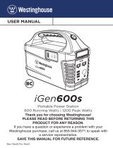 Westinghouse IGEN600S Manual de usuario
