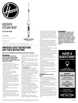 Hoover WH22110 Steam Mop Manual de usuario