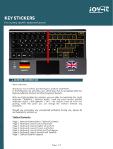 Joy-it Country Specific Keyboard Manual de usuario