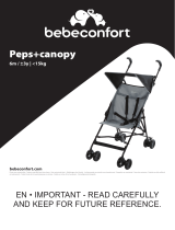 BEBECONFORT Peps+canopy Stroller Blue Line Manual de usuario