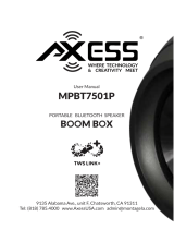 Axess MPBT7501P Manual de usuario