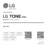 LG Tone Free FN7 Manual de usuario