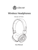 iClever BTH02 Wireless Headphone Manual de usuario