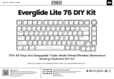 EPOMAKER Everglide Lite 75 DIY Kit Manual de usuario