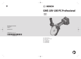 Bosch GWS 18V-180 PC Manual de usuario