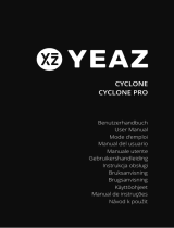 Yeaz CYCLONE PRO Electric Shaker USB 600ml Manual de usuario