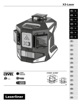 Laserliner X3-Laser Manual de usuario