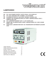Velleman LABPS3003 Manual de usuario
