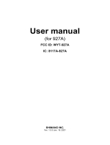 Shimano 927A Manual de usuario