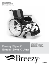 Breezy P19180 Style X Ultra Rigid Wheelchair Manual de usuario