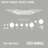Ashdown Engineering CTM-200-RACK Manual de usuario