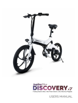 Jupiter Bike Discovery X7 Folding Electric Bike Manual de usuario