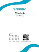 Arendo 305640 Water Kettle Manual de usuario