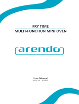 Arendo 305400 Fry Time Multi-Function Mini Oven Manual de usuario