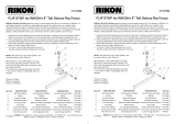 Rikon 10-924 6 Inch Tall Deluxe Rip Fence Manual de usuario