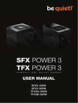 be quiet SFX POWER 3 Power Supply Manual de usuario