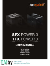 be quiet SFX, TFX Power 3 Power Supply Manual de usuario