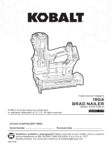 Kobalt 4913877/4965674 KNA 124B-03 18GA Brad Nailer Manual de usuario
