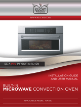 Kucht KM30C Built In Microwave Convection Oven Manual de usuario