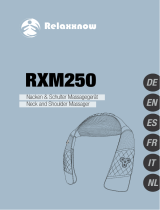 Relaxxnow RXM250 Neck and Shoulder Massager Manual de usuario