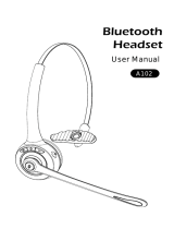 HF Electronics A102 Bluetooth Headset Manual de usuario
