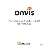 Onvis K1 Kameleon LED Lightstrip Manual de usuario