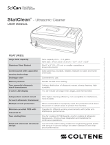 SciCan SD-485 StatClean Ultrasonic Cleaner Manual de usuario